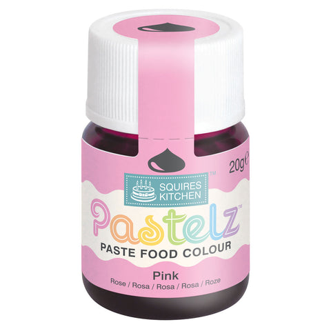 Pink Pastelz Paste Colour by Squires Kitchen