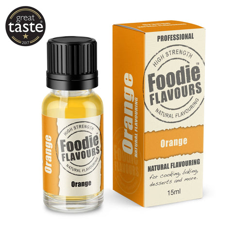 Foodie Flavours Natural Orange Flavouring - 15ml