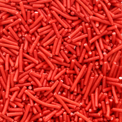 Edible Cake Sprinkles- Red Strands