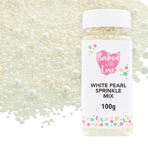 White Pearl Sprinkle Mix by Baked With Love
