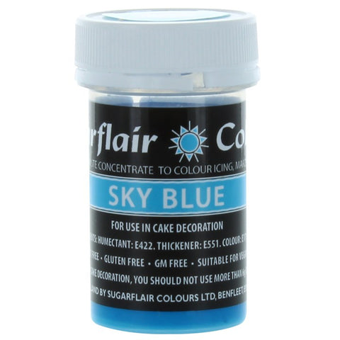 Pastel Sky Blue Sugarflair Paste Colour