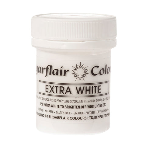 White Extra Sugarflair Paste Colour