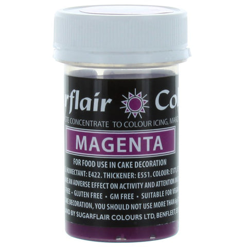 Pastel Magenta Sugarflair Paste Colour