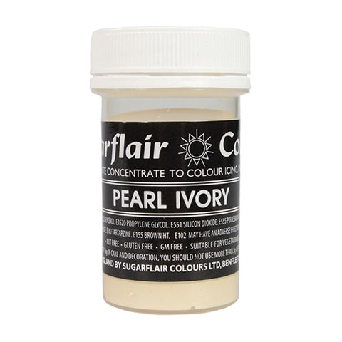 Pearl Ivory Sugarflair Paste Colour