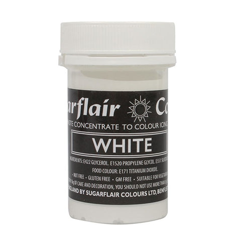 Pastel White Sugarflair Paste Colour
