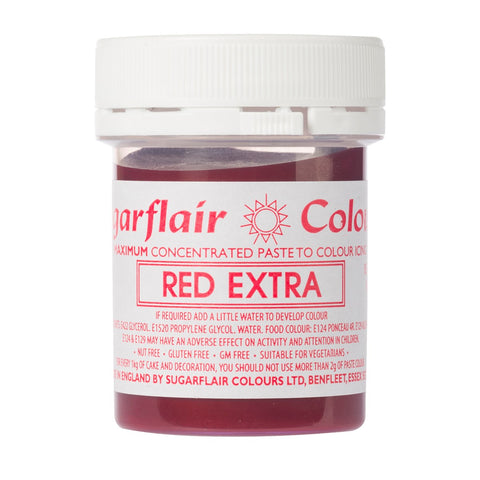 Red Extra Sugarflair Paste Colour