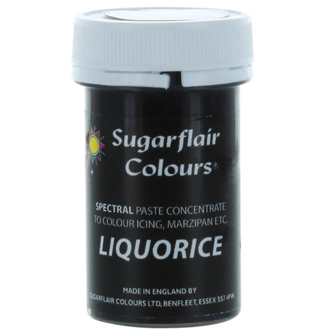 Liquorice Sugarflair Paste Colour