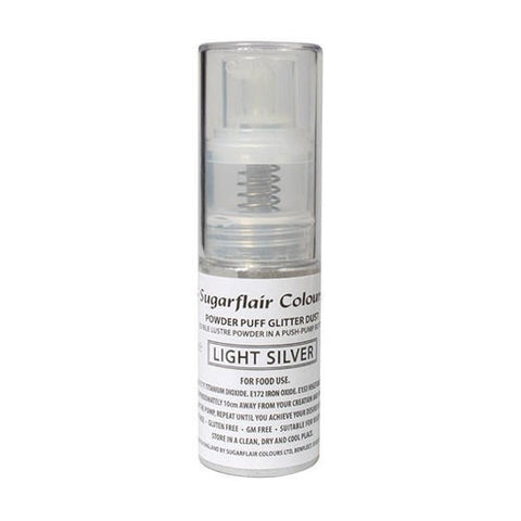Light Silver Lustre Pump Spray by Sugarflair