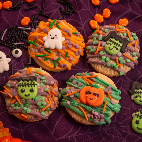 Cute Halloween Sugar Decorations Pack of 12