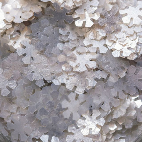Edible Glitter Shapes - Snowflakes