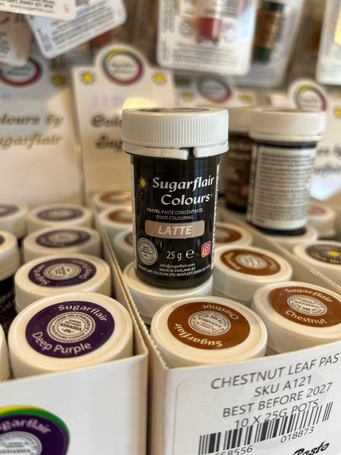 Latte Sugarflair Paste Colour