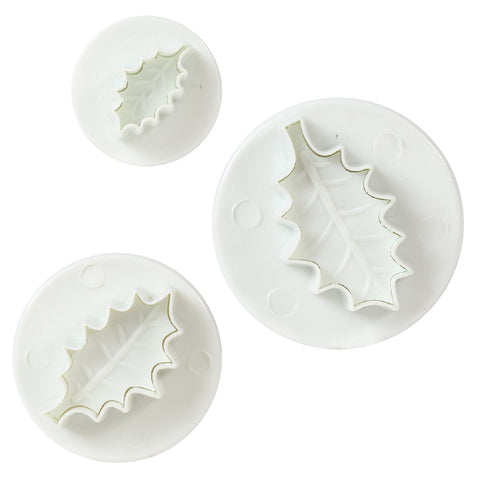 Holly Leaf Plunger Cutter Set