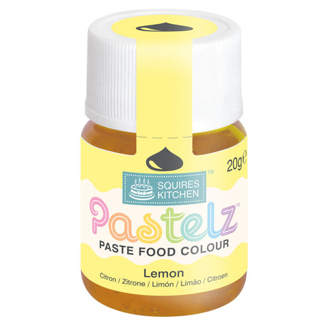 Lemon Pastelz Paste Colour by Squires Kitchen