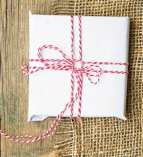 Christmas Red and White Twine String