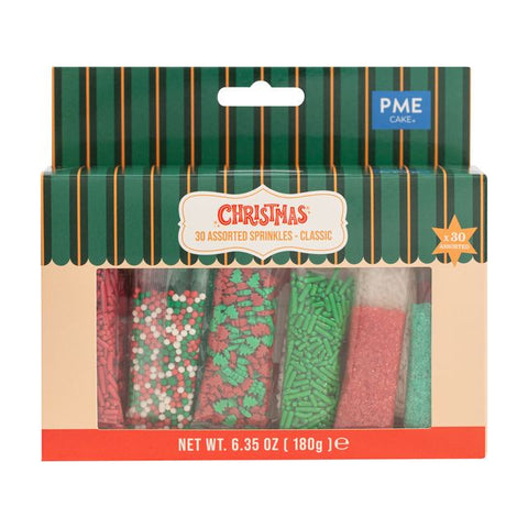 Assorted Classic Sprinkles - 30 Pack by PME