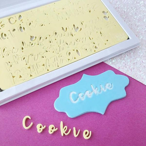 Sweet Stamp Cookie Small Letter Embossers