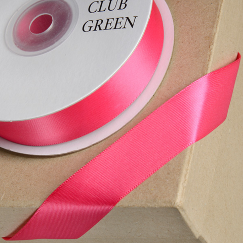 Fuchsia 15mm Satin Ribbon