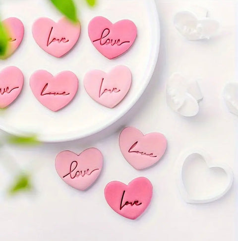 Heart Fondant Cutter & Stamp