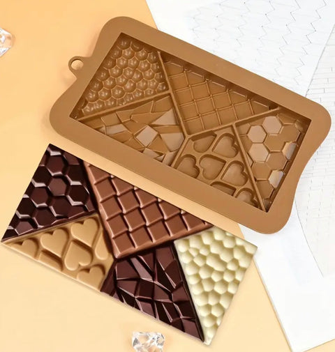 Multi Pattern Chocolate Bar Mould