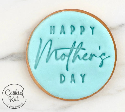 Happy Mothers Day Script Embosser by Cookiekut