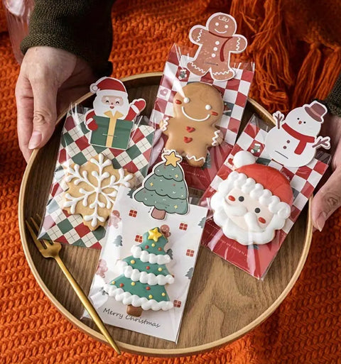 Christmas Character Cookie Gift Bags