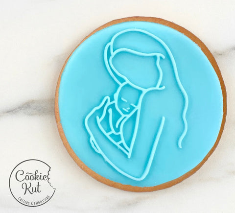 Mum & Baby Reverse Embosser by Cookiekut