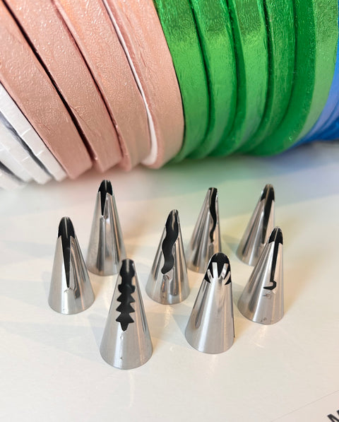 Beginners Ruffle and Frill Piping Nozzle Set
