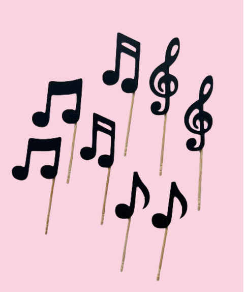 Musical Note Cupcake Toppers