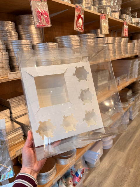 Deep Clear Bento & Cupcake Box