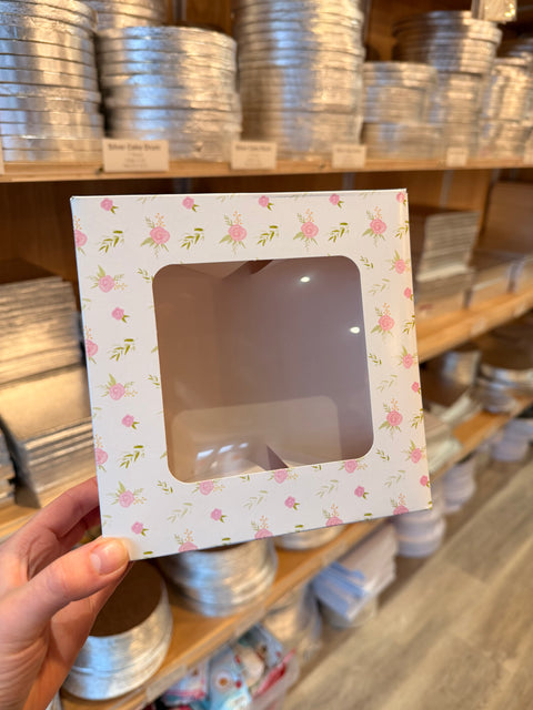 Floral treat Box Pack of 2 (White & Pink Rose)