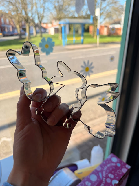 Metal Easter Bunny Cookie Cutter