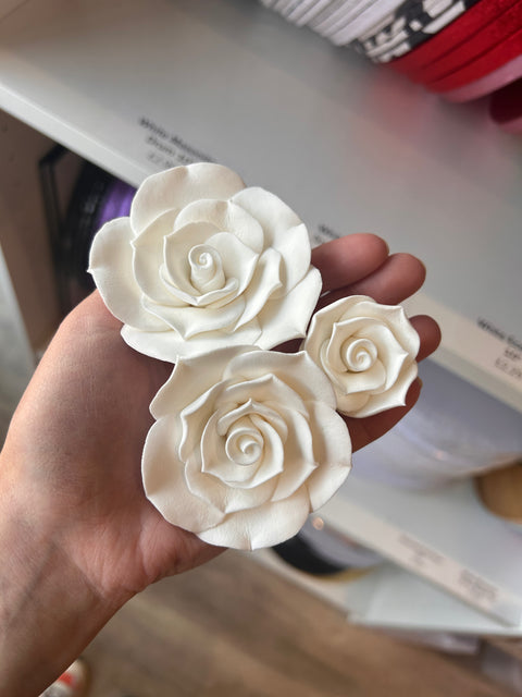 Trio of Sugar Roses