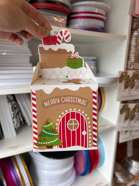 Gingerbread House Treat Box Pack of 4