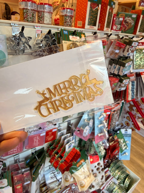 Bento Christmas Cake Topper