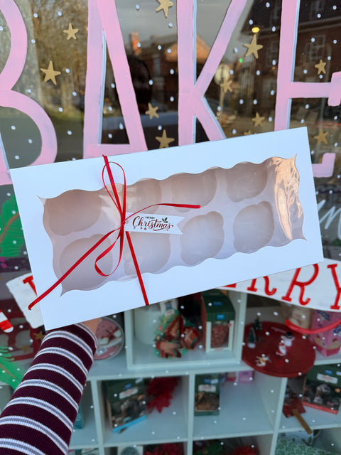 Yule Log or 8 Cupcake Box