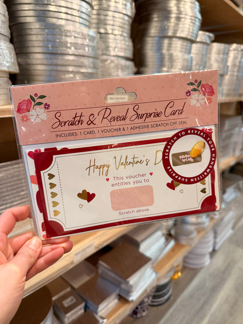 Valentines Day Scratch Card