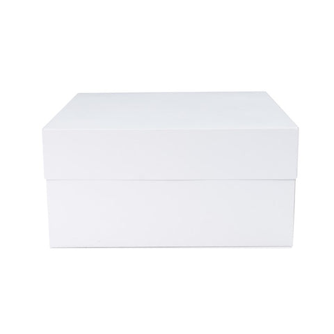 White Cake Box with Lid in Bulk