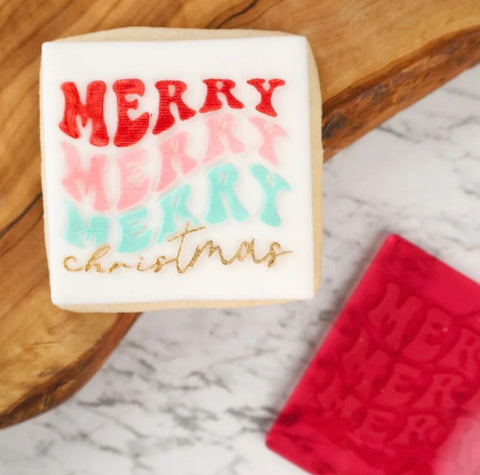 Groovy Merry Christmas Outboss by Sweet Stamp