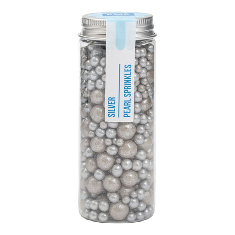 Silver Mixed Size Pearl Sprinkles by PME