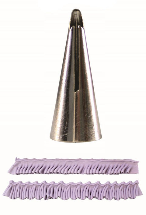 Frill Piping Nozzle - Single Large Deep Design FT070