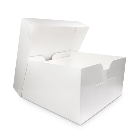White Cake Box with Lid