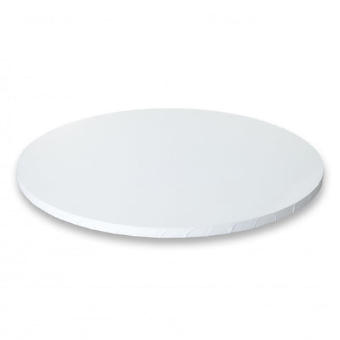 White Matt Masonite Round Cake Drum