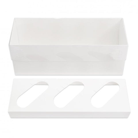 Clear Lid Cupcake Box Holds 3 Pack of 2