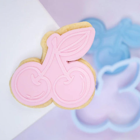 Cherry Stamp and Cutter by Sweet Stamp