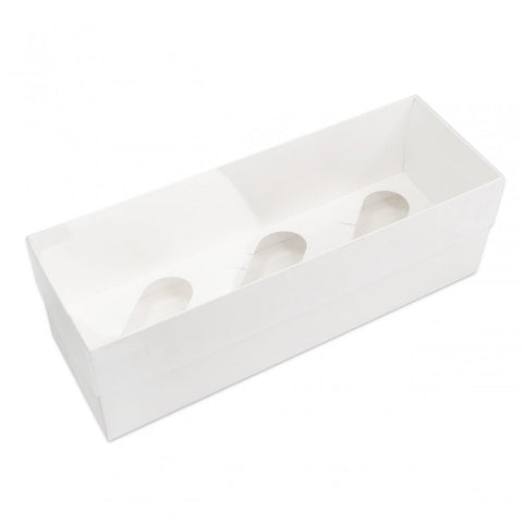 Clear Lid Cupcake Box Holds 3 Pack of 2