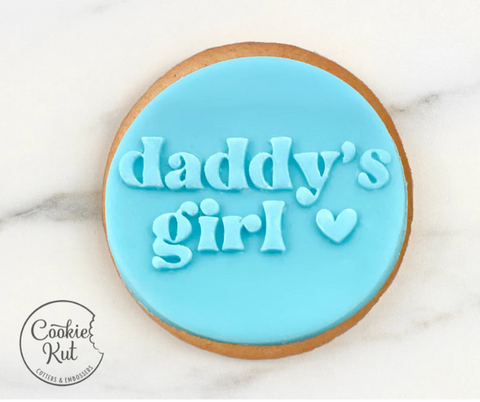 Daddys Girl Reverse Embosser by CookieKut