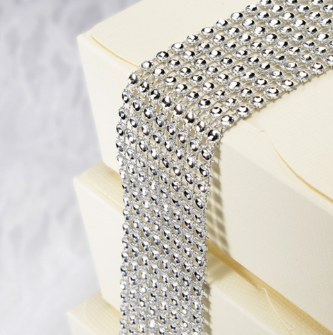 Diamante Effect Cake Banding