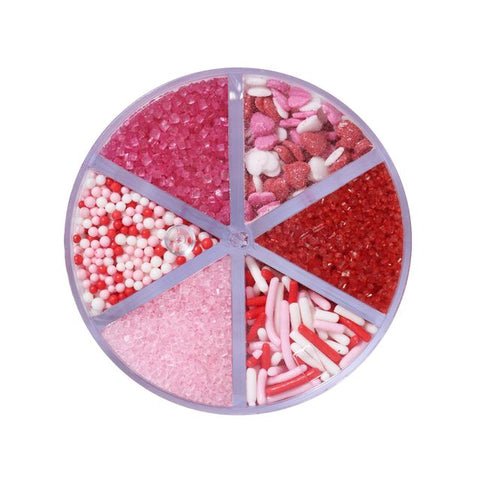 Valentines 6 in 1 Sprinkle Set by PME