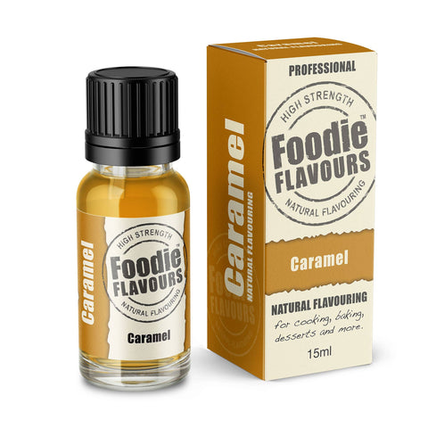 Foodie Flavours Caramel Natural Flavouring - 15ml