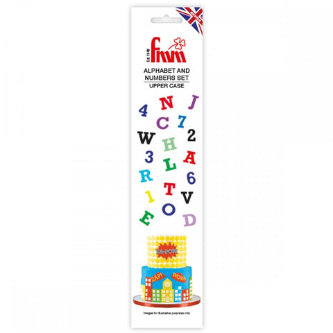 Alphabet and Number Cutter Set by FMM